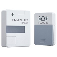 HANLIN 遠距無線門鈴 DRSOS 最大音量約105分貝 無線頻率433M 電壓110V~220V(國際通用), 1盒