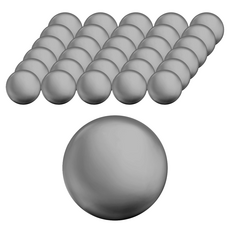 AIN bebe ain 嬰兒球池球 80p, 銀灰色