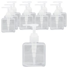 newnlook 方形按壓瓶 廚房洗潔精補充瓶 一般型 250ml, 透明