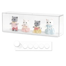 데미무드 미니 갤러리 아크릴 피규어 투명 진열장, 1개