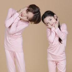 보누맘 아동용 웜히트텍 발열 실내복 상하세트