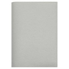 소이믹스 에어리 라이트 가죽 베이직 북커버 M, 그레이, 1개
