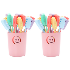 王塔牙刷籃+套10p+衣架5p+牙刷10p+籃子隨機發貨, 2組