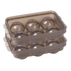 Nanu Dam 圓形冰球製冰模具 6格, 黑色