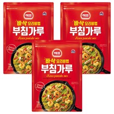 Haepyo 佐條海鮮煎餅粉, 1kg, 3個