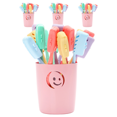 王塔牙刷籃+套10p+衣架5p+牙刷10p+籃子隨機發貨, 4組