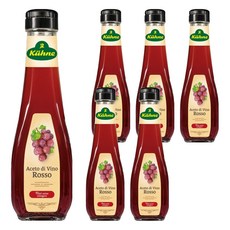 Kuhne 冠利 精選紅葡萄酒醋 調理食醋, 250ml, 6瓶
