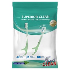 Luveta 樂唯他 五合一 OTG 旅行牙刷 附牙膏 12支, 66g, 1包