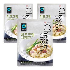 청정원 치즈크림 스파게티소스, 250g, 3개