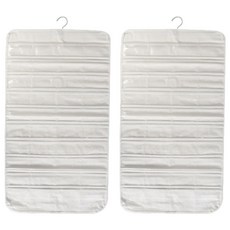 Booth Market 多口袋配件收納掛盒, 白色, 2個