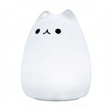 半島良品 小萌貓小夜燈拍拍燈, 人氣貓 白色