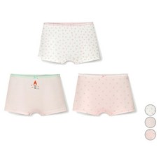 unifriend 女童櫻桃披風莫代爾四角內褲3件組