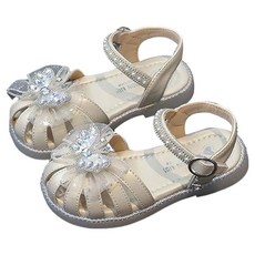 KIZTREE 女童 蝴蝶 蝴蝶結 寶石 公主 涼鞋 SZ-480