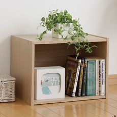 IRIS OHYAMA 愛麗思歐雅瑪 開放式書櫃, 法式橡木, 1層