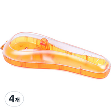 MenToolkitz 旅行用刮鬍刀收納盒 橘色, 1入, 4個