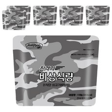이지밥 진격의 비상식량 1식단 쇠고기비빔밥, 110g, 6개