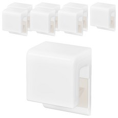 하비티 부착형 튜브클립 치약걸이, 8개