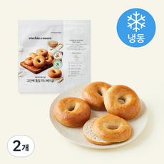 베키아에누보 고단백 통밀 미니 베이글 8입 (냉동), 400g, 2개
