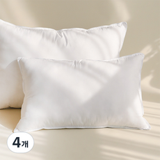 韓國 amante 基本款枕芯, 白色, 4個