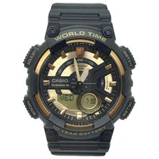 CASIO 卡西歐 悍將世界城市玩家雙顯運動錶 AEQ-110BW-9A