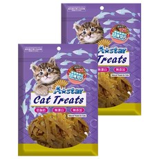 A star 貓專用雞肉薄切片, 2個, 鮭魚, 80g