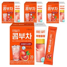 다농원 데일리 콤부차 모로블러드오렌지, 5g, 20개입, 4개