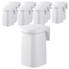 For U Living 倒掛磁吸漱口杯, 白色, 12個