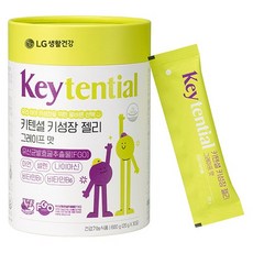 LG 生活健康 Keytential乳酸菌發酵FGO孩童成長果凍條 葡萄口味 30條入, 1個, 600g