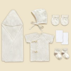 ikii 孩童短袖肚衣用品 7件組