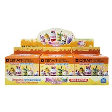 KIDS Pangpang Build & Fun 可愛飲料朋友積木玩具6件組, 1套