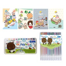 ARTMORE Sosofun 撕紙普通紙4p+蠟筆12色+彩色鉛筆12色, 260 x 184 毫米, 50張