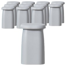 For U Living 倒掛磁吸漱口杯, 灰色, 12個