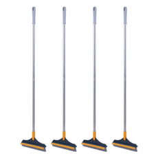 縫隙V形2合1刷頭地板刷 120度旋轉 顏色隨機 浴室磁磚清潔, 4支