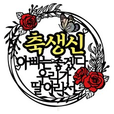 Vivid rain 祝壽蛋糕插牌組, 爸爸真好, 1套