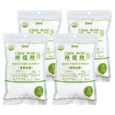 室翲香 檸檬酸, 溫和配方，不刺激皮膚，幼兒安心使用，輕鬆去除污漬，有效去除咖啡、茶垢及衣服泛黃, 800g, 4包