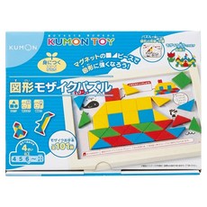 KUMON 馬賽克圖形拼圖 4歲以上適用, 1盒, Multi-color