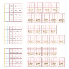 超級老師 Apple伊的可撕式卡紙 Eduplay 4款 x 10p 套組, A4 3x4, 1套