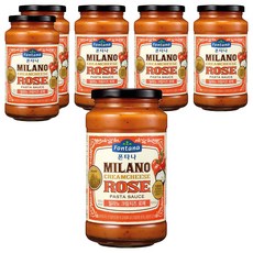 폰타나 밀라노 크림치즈 로제 파스타소스, 600g, 6개