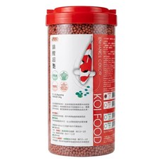 ISTA 伊士達 錦鯉超艷飼料 增豔紅中粒 I-326, 1kg, 1瓶