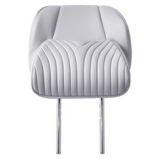 ezes Kia EV3 專用 Wing-out 桶型頭枕 車用頸枕, 1個, 淺灰色