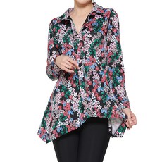 ILIKAI 女性優雅花卉防曬衣長袖上衣 + 水上運動長版緊身褲套裝