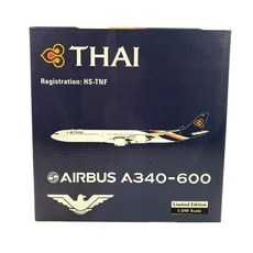 Phoenix飛機模型 1/200 泰國航空 A340-600 HS-TNF, 混色