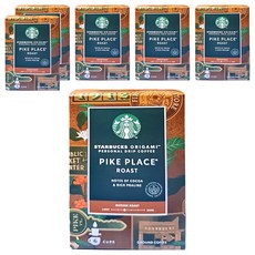 STARBUCKS 星巴克 掛耳式咖啡 派克市場烘焙, 9g, 6袋, 6盒