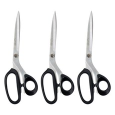 FUJIWA CUTLERY 고급 벨가위 중 240mm, 혼합색상, 3개