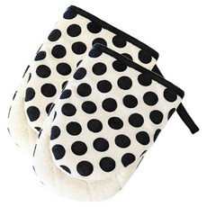 블루무역 투톤 미끄럼 방지 미니 오븐장갑 세트, 그레이, 1세트