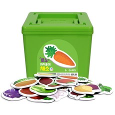 ariati 蔬菜磁鐵拼圖遊戲, 1套, 24件