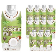 COCO XIm 椰奶 原味, 330ml, 12個