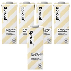 Sproud 豌豆飲 原味, 5個, 1L