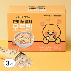 Hey Oat Kakao Friends糙米鍋巴燕麥片, 640g, 3盒
