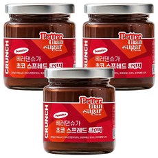 베러댄슈가 초코 스프레드 크런치, 200g, 3개